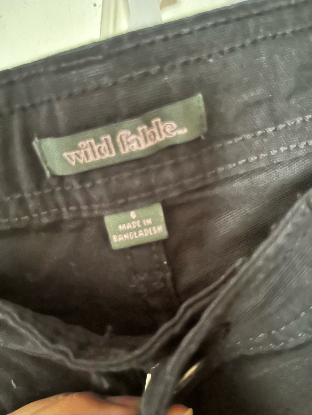 wild fable Black Cargo Pants - Picture 3 of 4